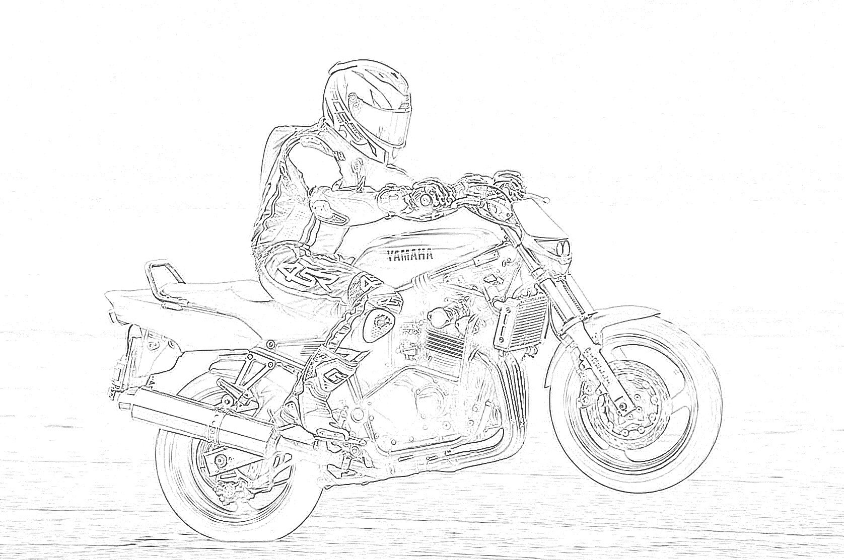 Printables] Free Motorcycle Coloring Pages | BAPS