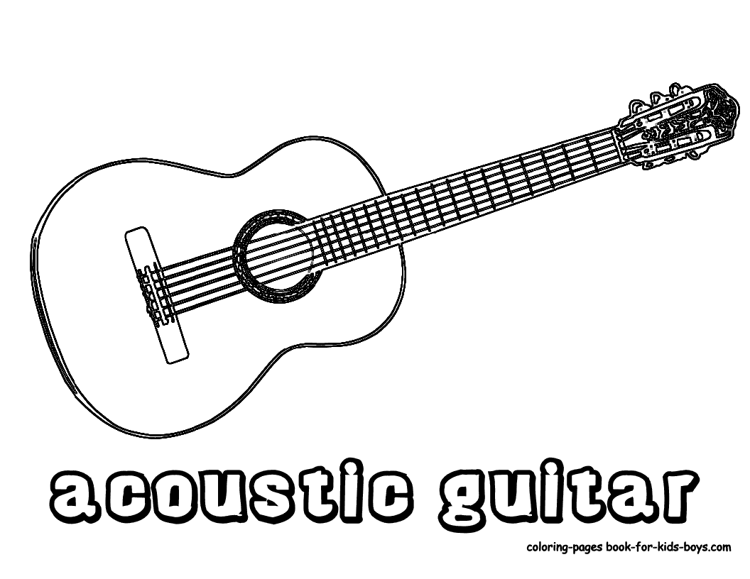 Handsome Acoustic Guitar Printables | Acoustic Guitars | Free ...