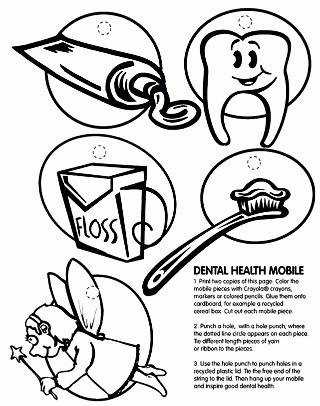 Dental Coloring Pages for Kids Printable Free | Best Coloring Page ...
