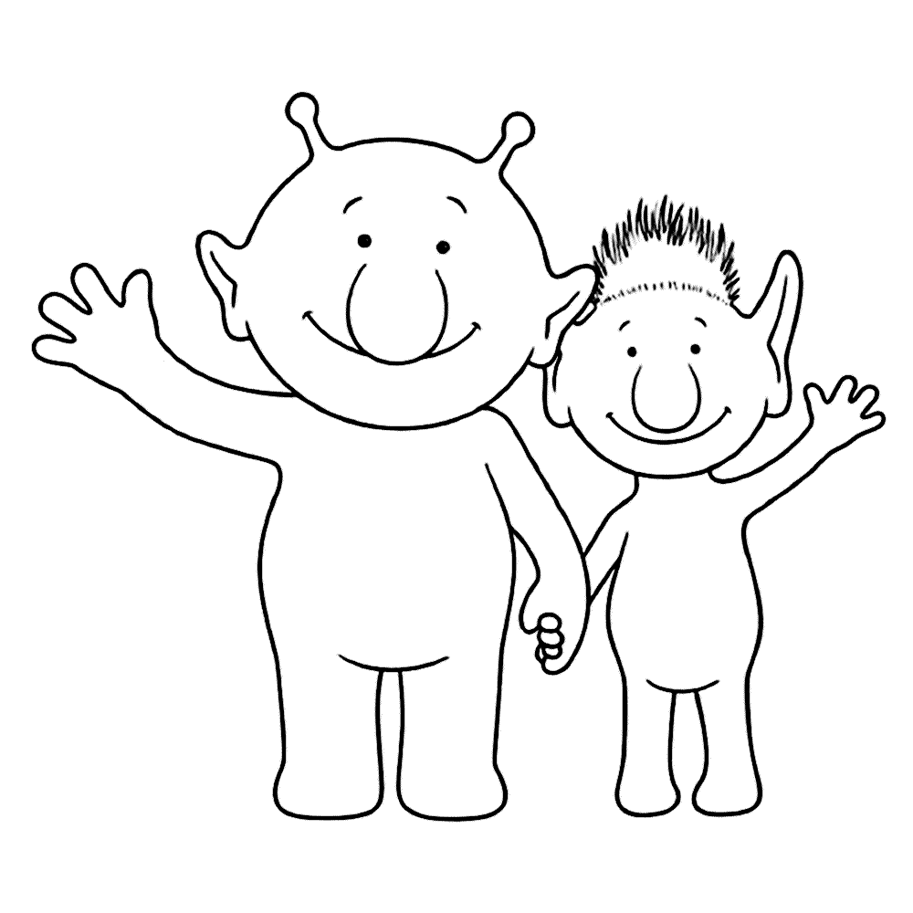 Q Pootle 5 coloring pages ~ Coloring pages for kids