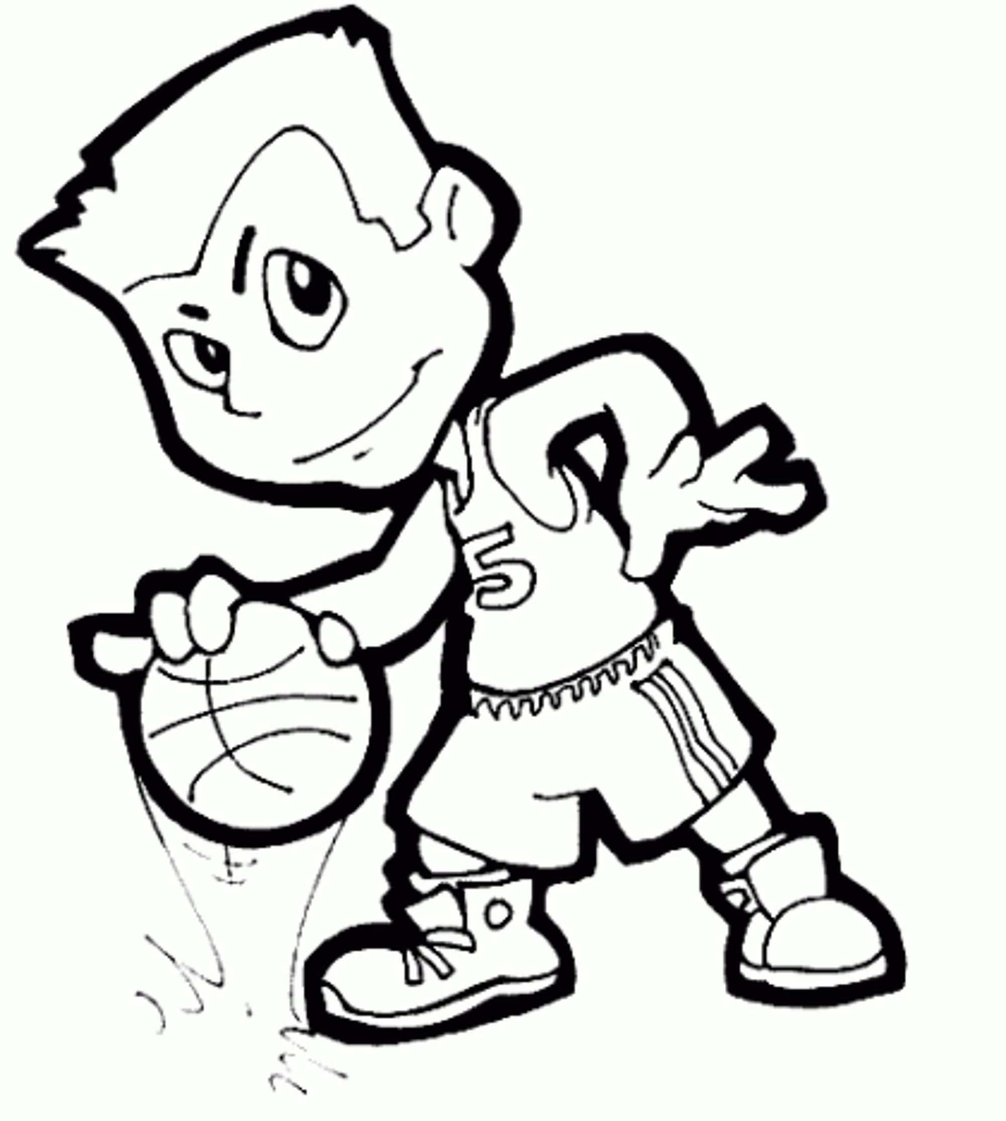 Basketball | Free Coloring Pages on Masivy World