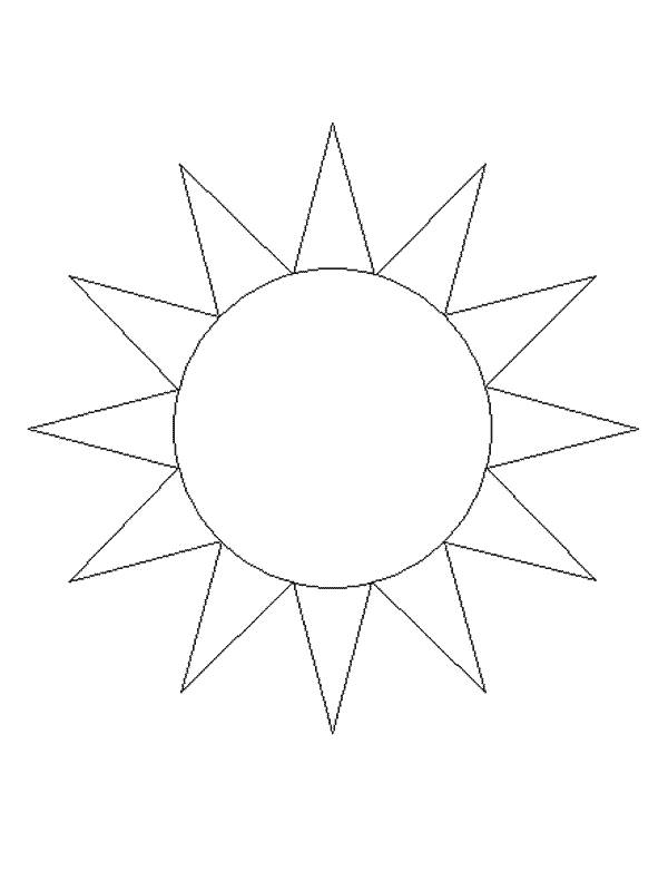 Coloring pages sun - picture 4