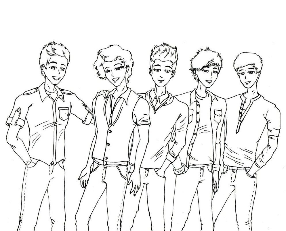 One Direction Coloring Pages 2016 - Google Twit
