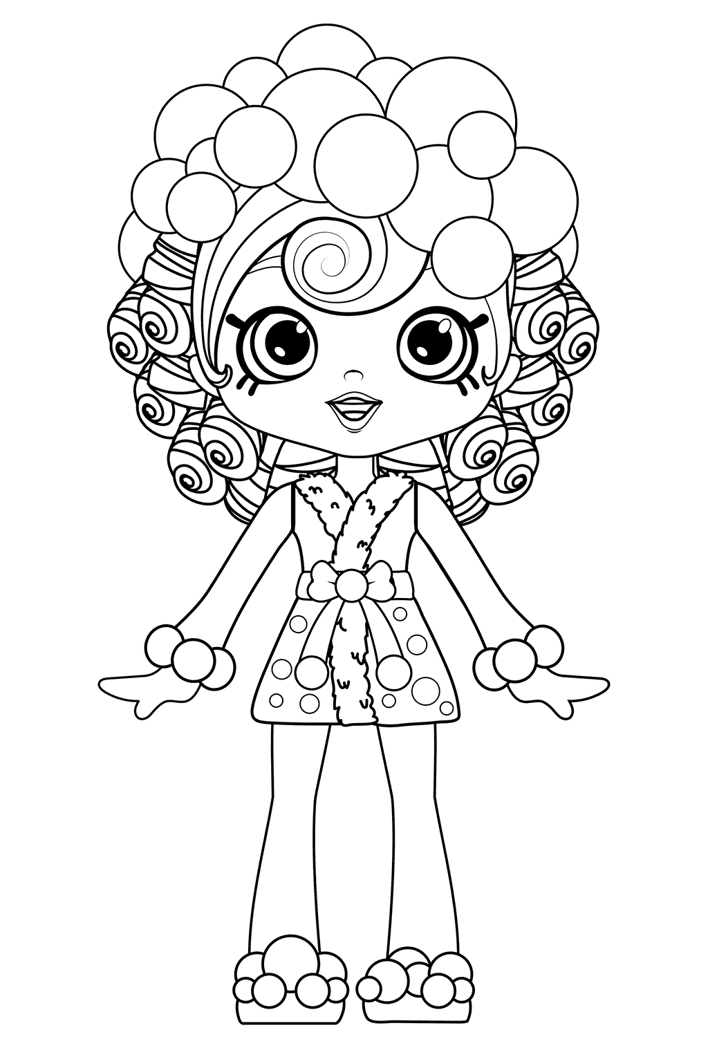 Bubbleisha Coloring Pages - Free Printable Coloring Pages for Kids