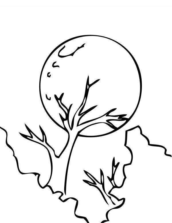 9 Printable Coloring Pages for Kids for: Moon Coloring Pages ...