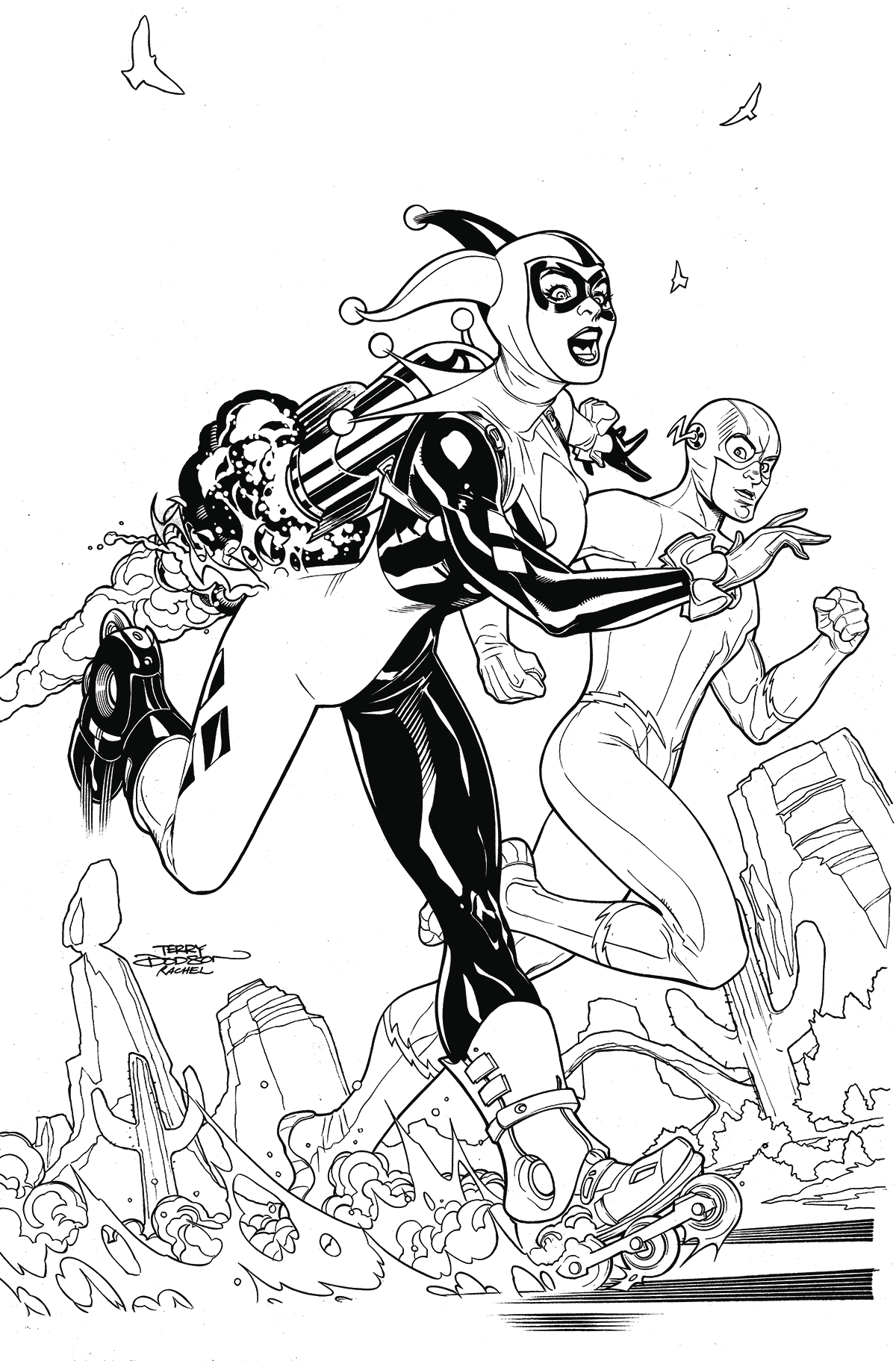 MAY160307 - HARLEY QUINN & SUICIDE SQUAD AN ADULT COLORING ...