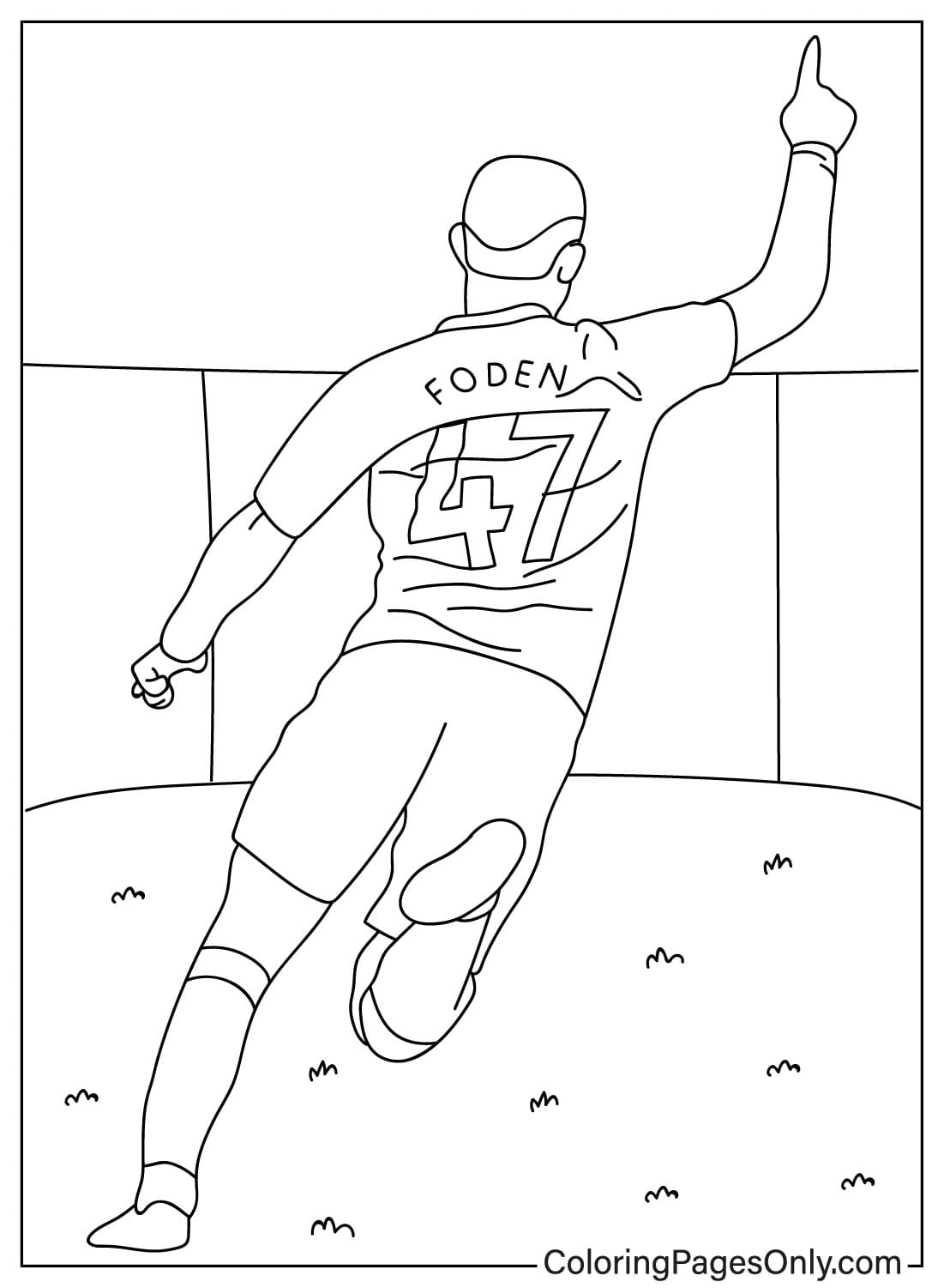 Phil Foden Goal Celebration Coloring ...