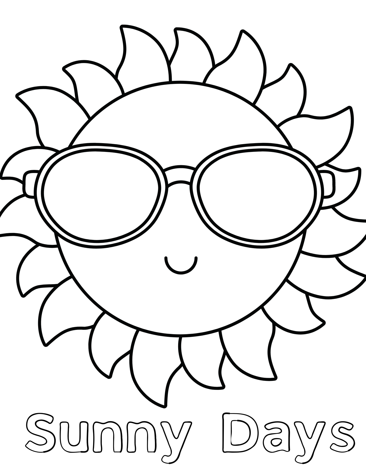 Free Printable Sun Coloring Pages ...