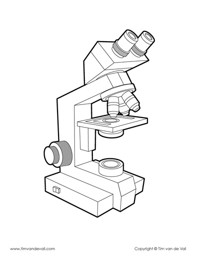 Microscope Diagram - Tim's Printables