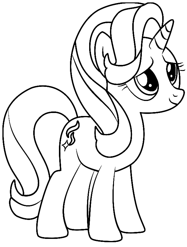 Starlight Glimmer From My Little Pony Coloring Pages - Cartoons Coloring  Pages - Coloring Pages For Kids And Adults