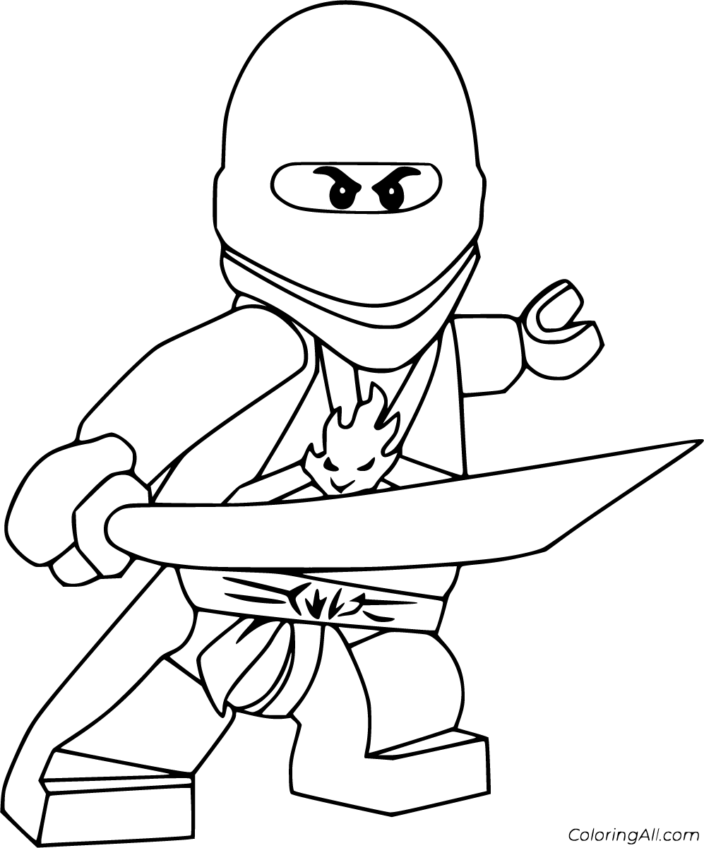 LEGO Ninjago Coloring Pages - ColoringAll