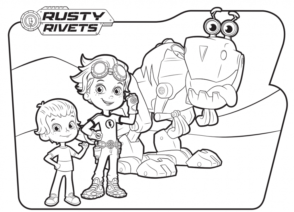 20 Printable Rusty Rivets Coloring Pages