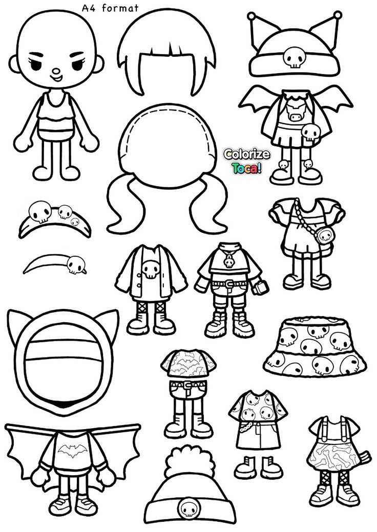 kuromi toca life for paint