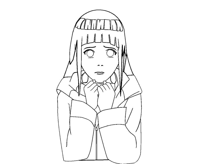 Hinata Hyuga 9 Coloring | Crafty Teenager