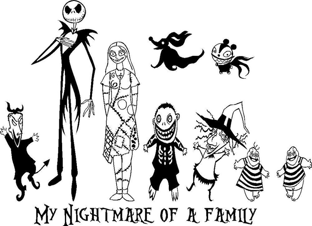 Nightmare before christmas coloring pages | www.veupropia.org