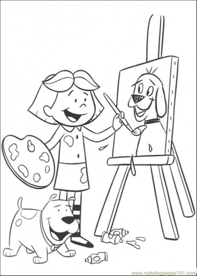Painting coloring pages