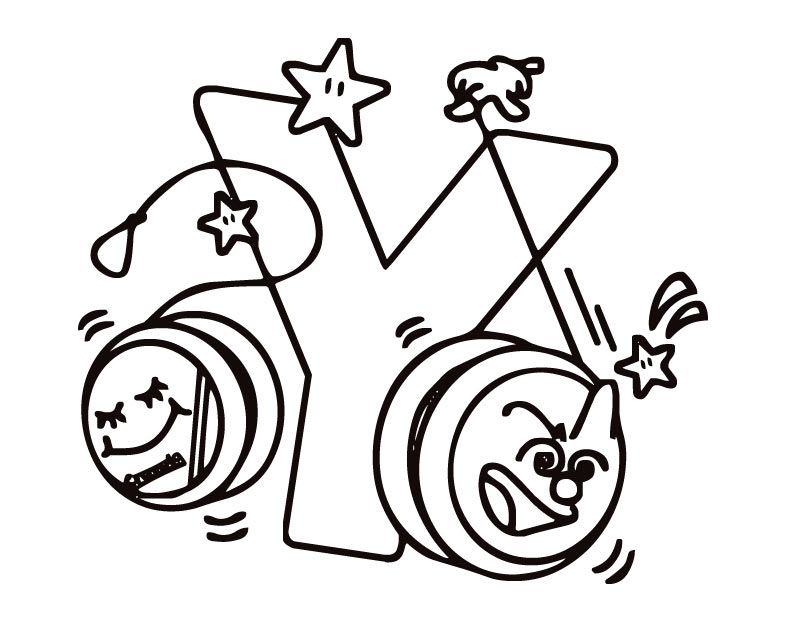 Pix For > Letter Y Coloring Pages