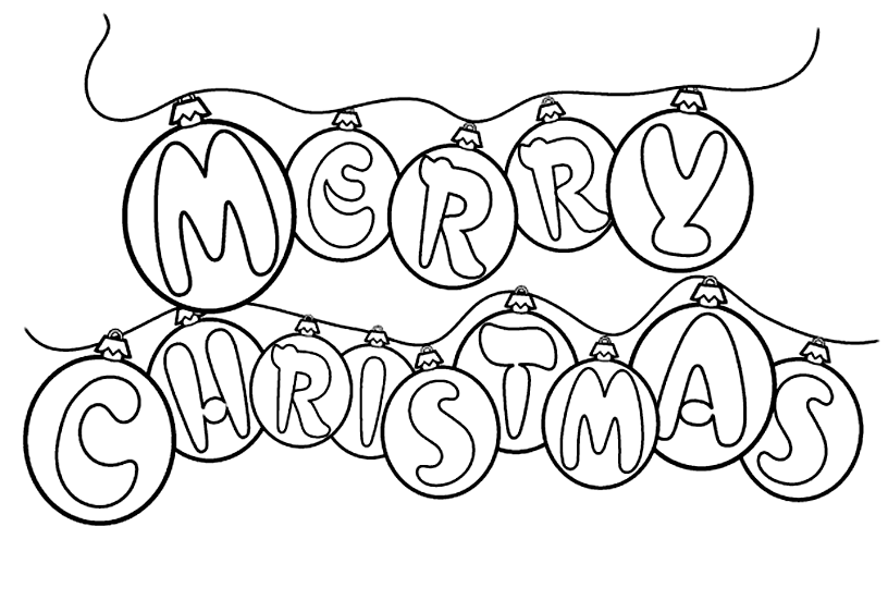 Christmas For - Coloring Pages for Kids and for Adults