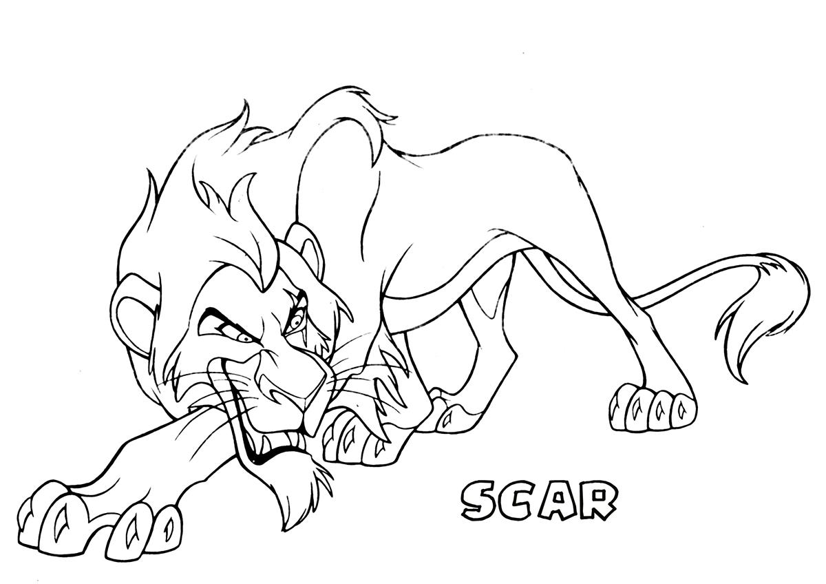 Simple The Lion King Coloring Pages - Coloring Pages
