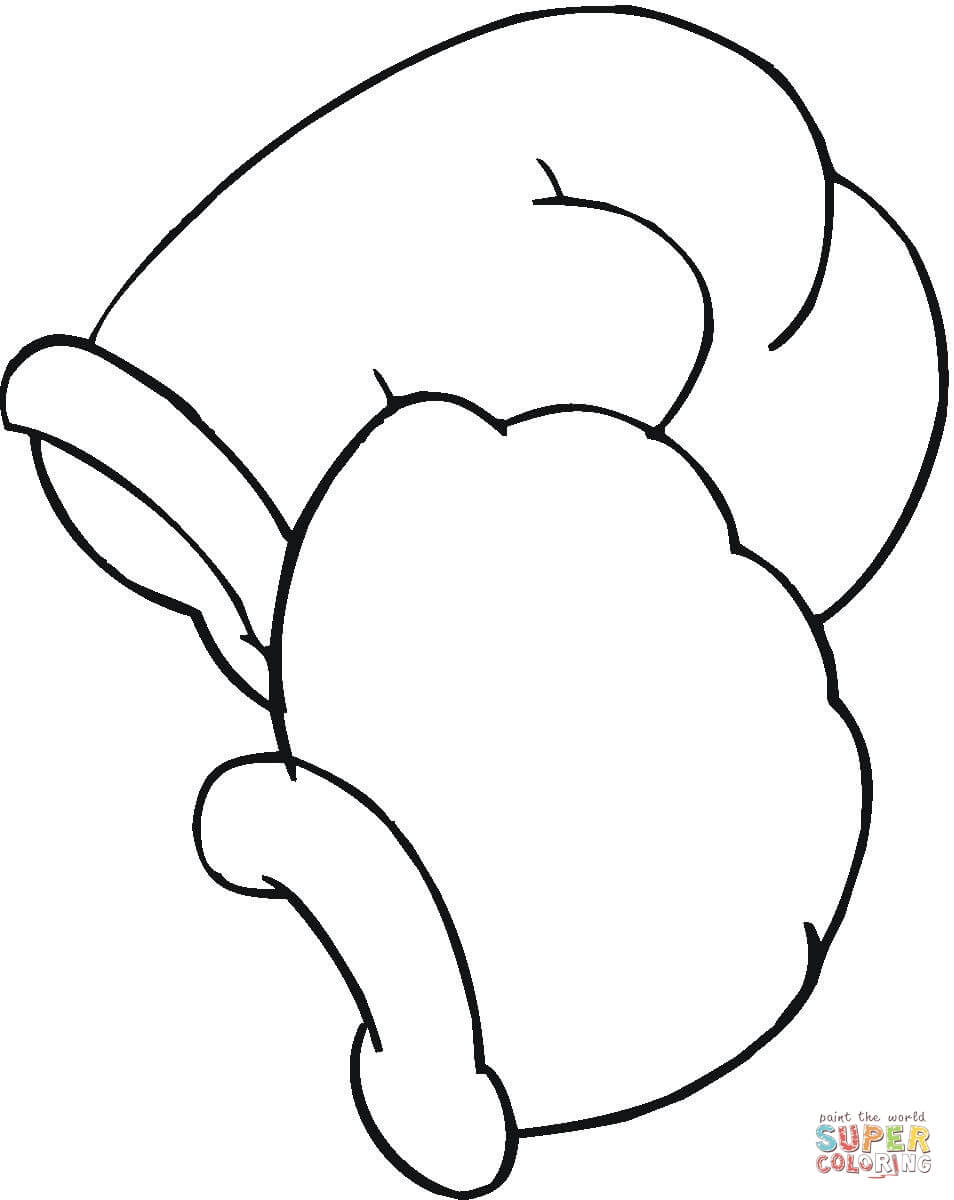 Boxing Gloves coloring page | Free ...