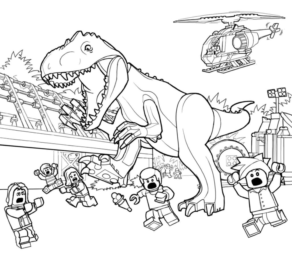 Jurassic World Coloring Pages. 80 Best Coloring Pages For Kids