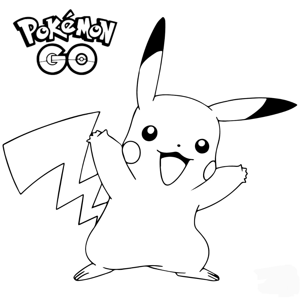Detective Pikachu Pokemon GO celebrating coloring page cartoon, pokemon go  #Cartoon, #PokemonGo #cartoon … | Pikachu coloring page, Pokemon coloring  pages, Pikachu