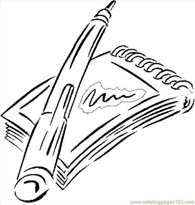 Pen Coloring Pages - GetColoringPages.com