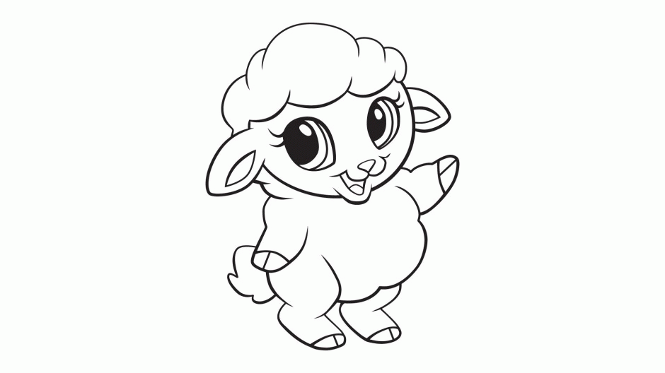 Cute Baby Animal Coloring Pages Dragoart | Forcoloringpages.com