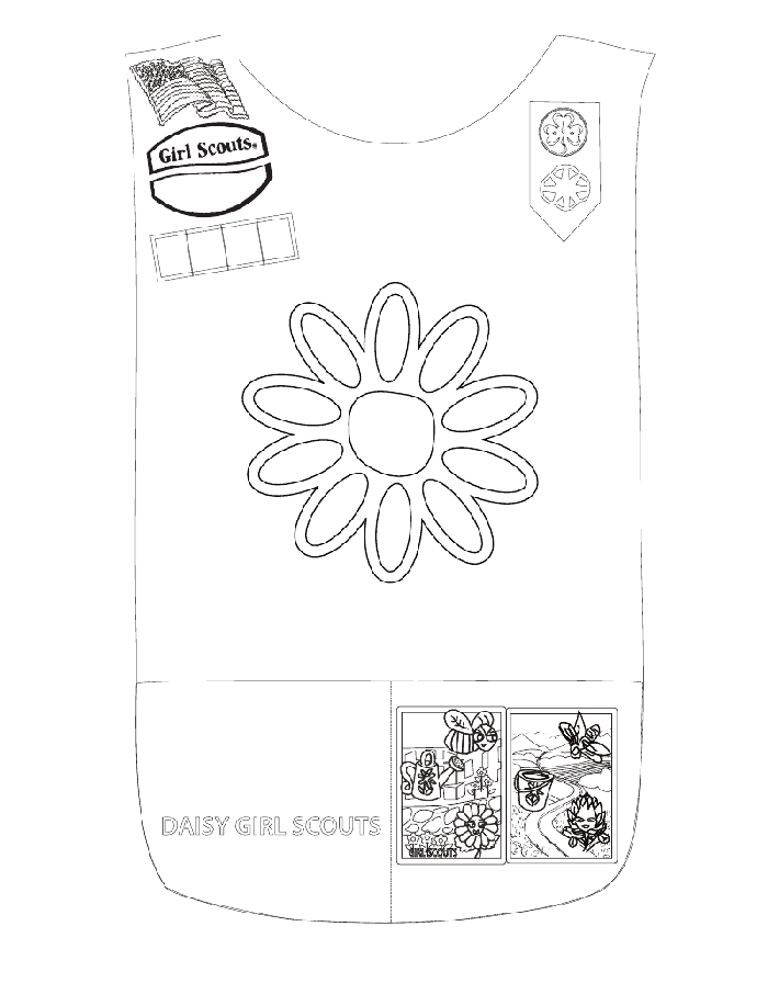 Girl Scout coloring pages | Girl ...