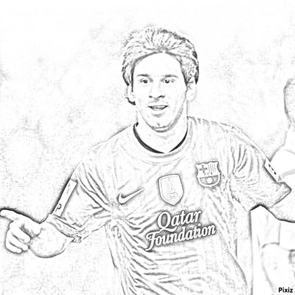 leonle messi Colouring Pages | Coloring Pages Free