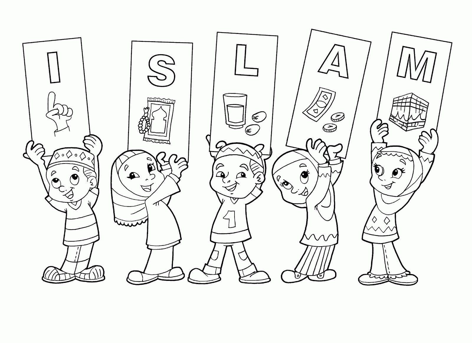 Coloring Pages For Kids+islamic - 123 Free Coloring Pages