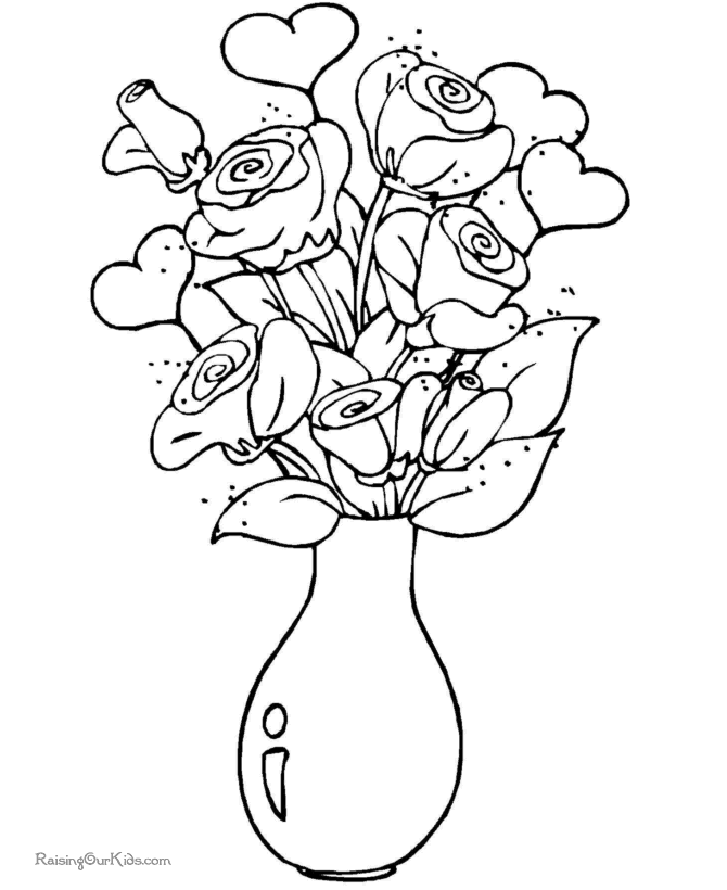 How to Color Free Printable Valentines Day Coloring Sheets - Pa-g.co
