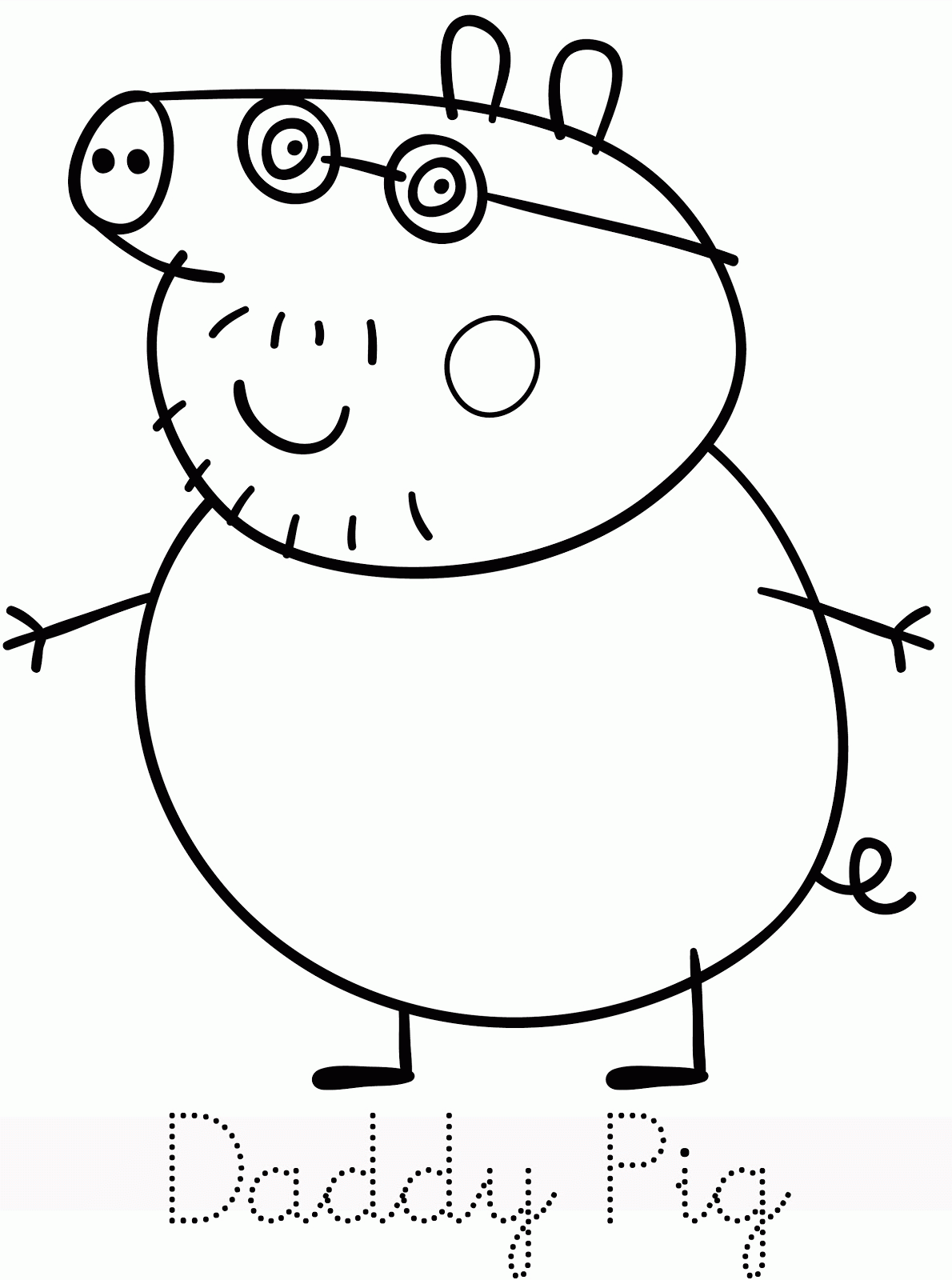 16 Pics of Peppa Pig Colouring Coloring Page - Peppa Pig George ...