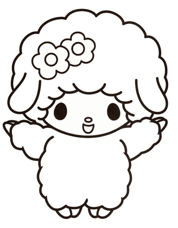 Cute My Sweet Piano Coloring Pages - My Melody Coloring Pages - Coloring  Pages For Kids And Adults
