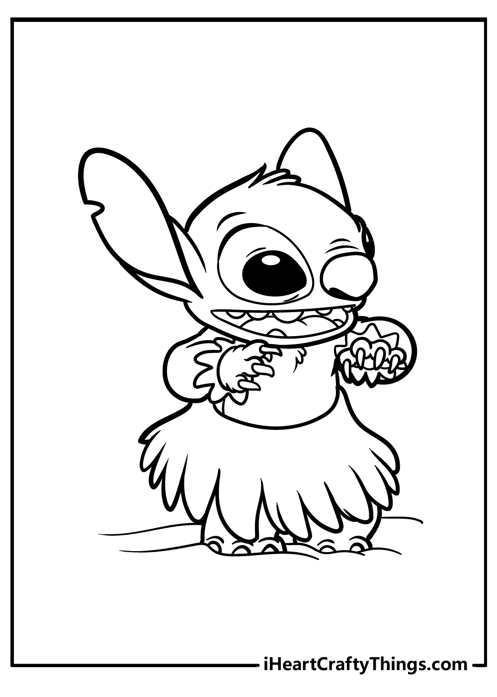 Baby Stitch Coloring Pages - Coloring Nation