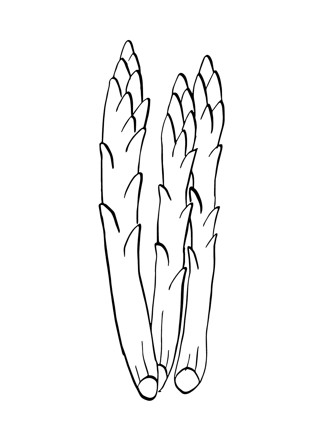 Asparagus Free Printable Coloring Pages - Asparagus Coloring Pages - Coloring  Pages For Kids And Adults