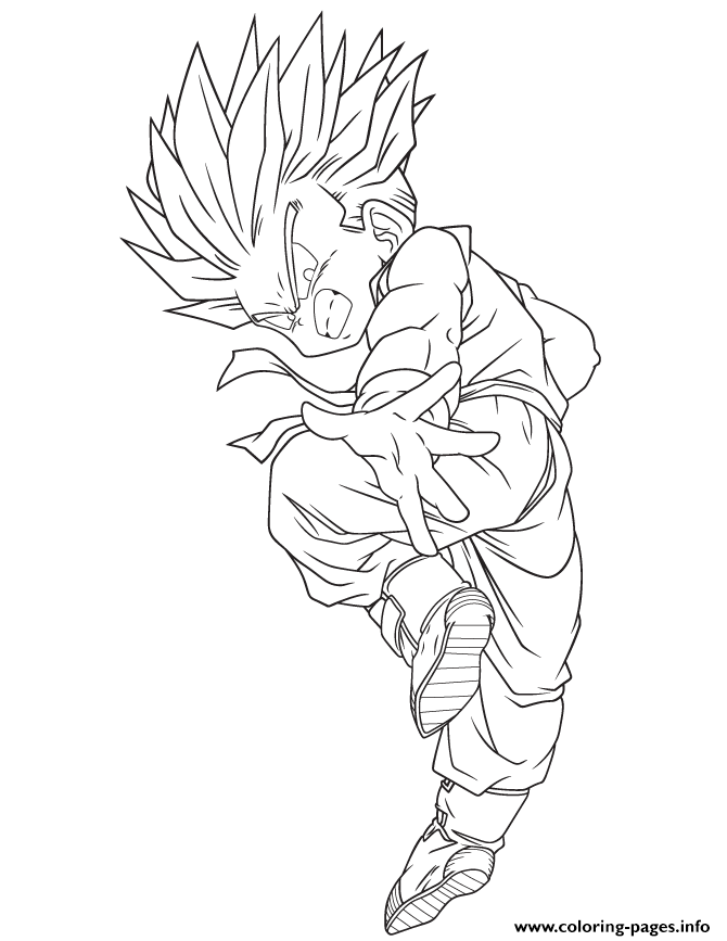 Free Dbz Super Buu Coloring Pages, Download Free Clip Art, Free ...