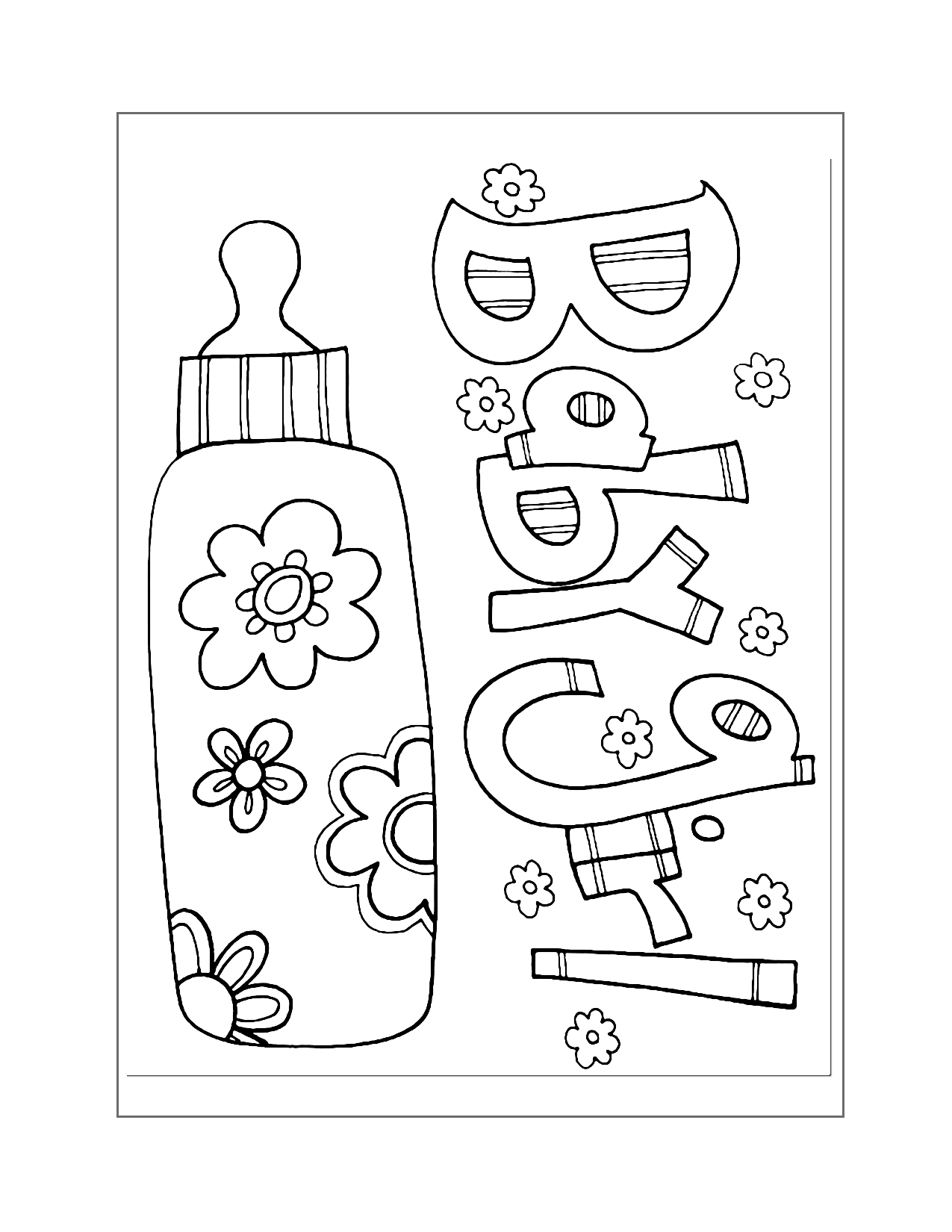 Baby Coloring Pages – Printable ...