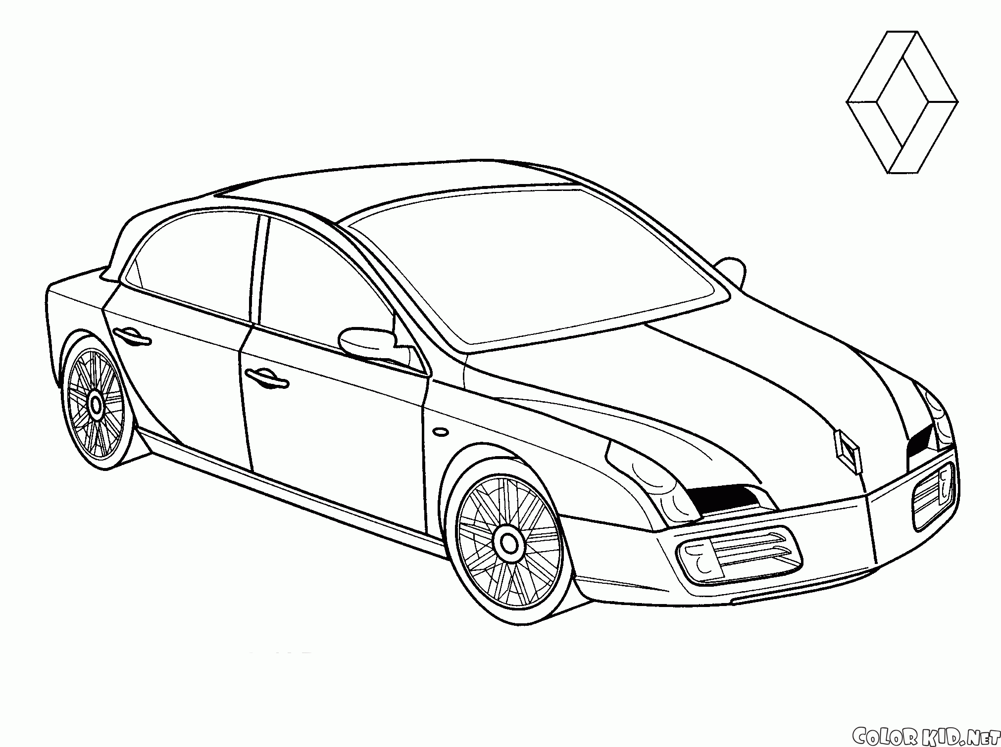 Coloring page - Renault (France)