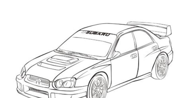 Subaru Impreza Rally Car Coloring Pages ...