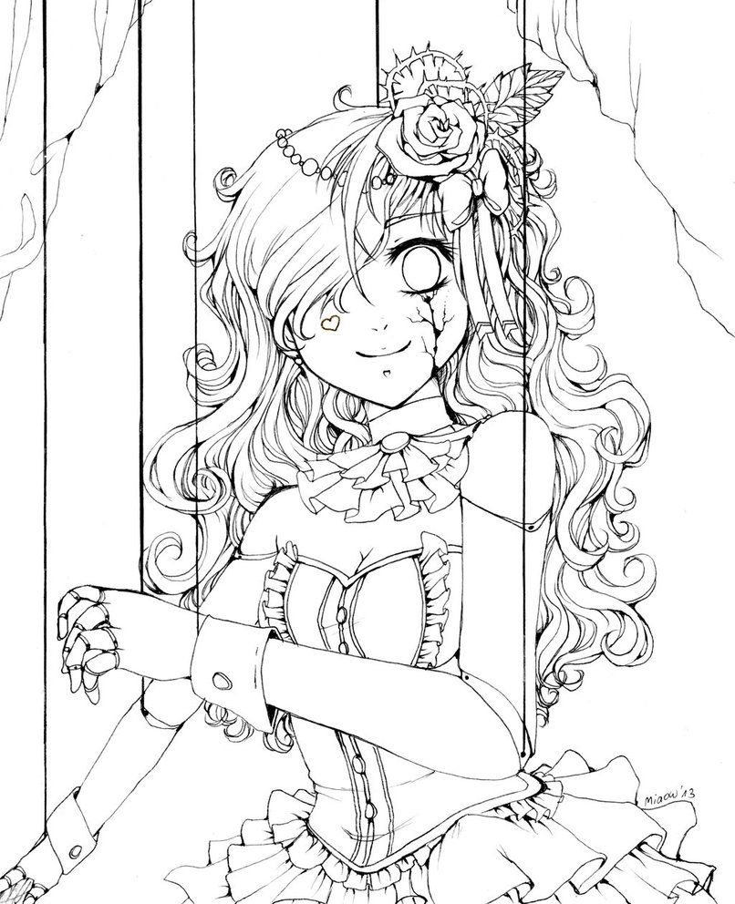 puppet by MIAOWx3 on deviantART | Coloring book art, Cute coloring pages,  Chibi coloring pages