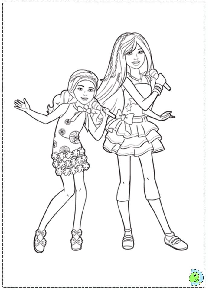 Barbie coloring page.248