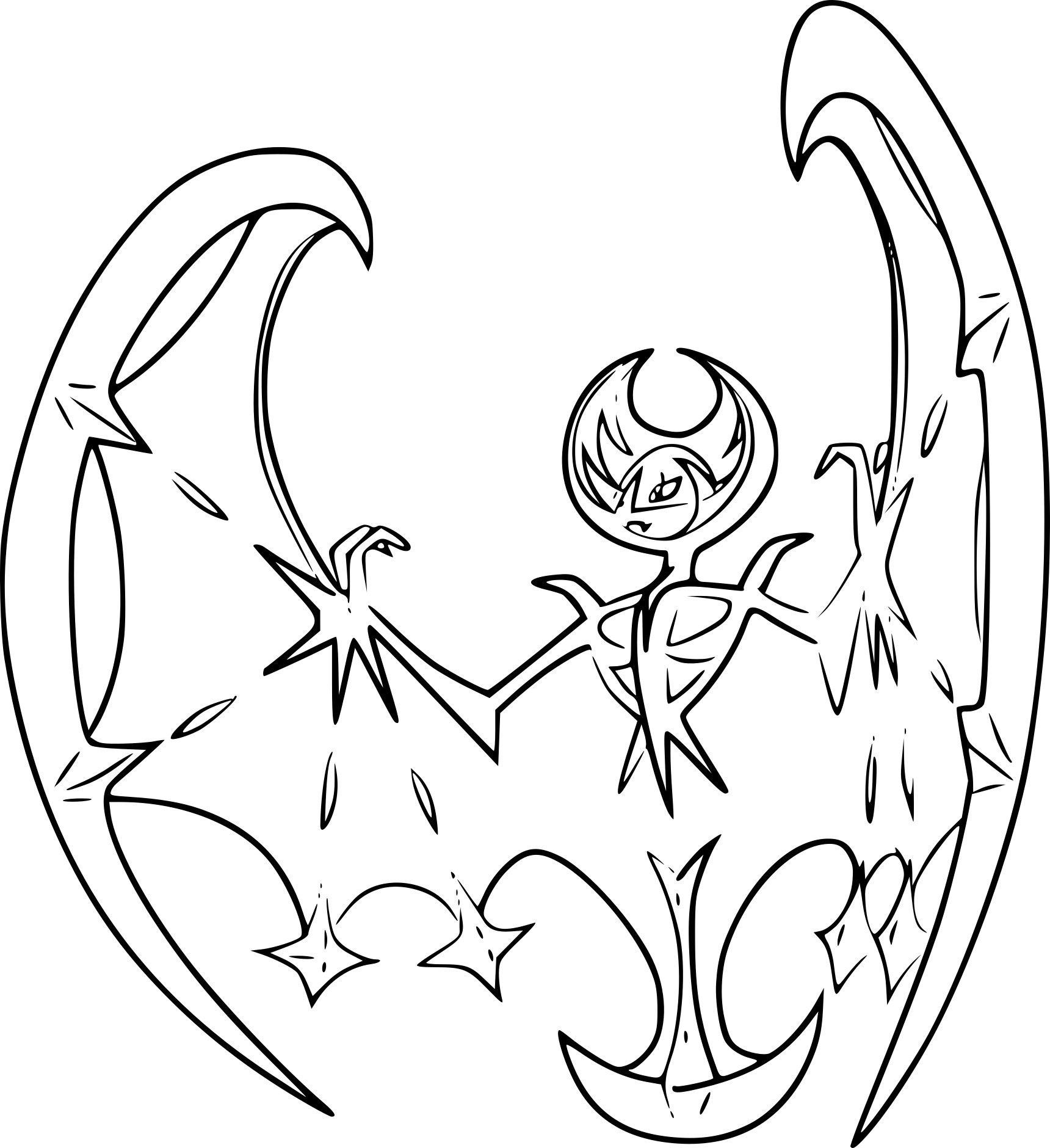 Pokemon Coloring Pages Lunala – From the thousand pictures on the net  concerning pokemon coloring p… | Pokemon coloring pages, Pokemon coloring,  Moon coloring pages
