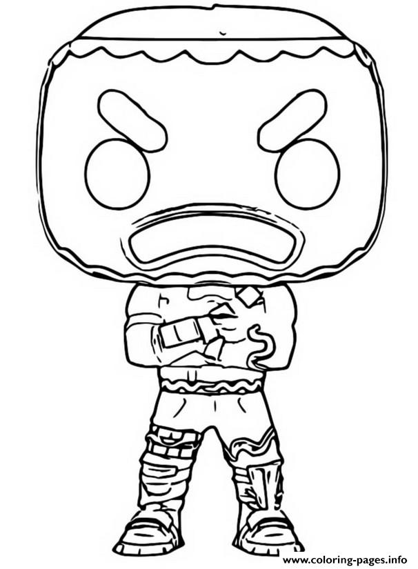 Funko Pop Fortnite Merry Marauder Coloring Pages Printable