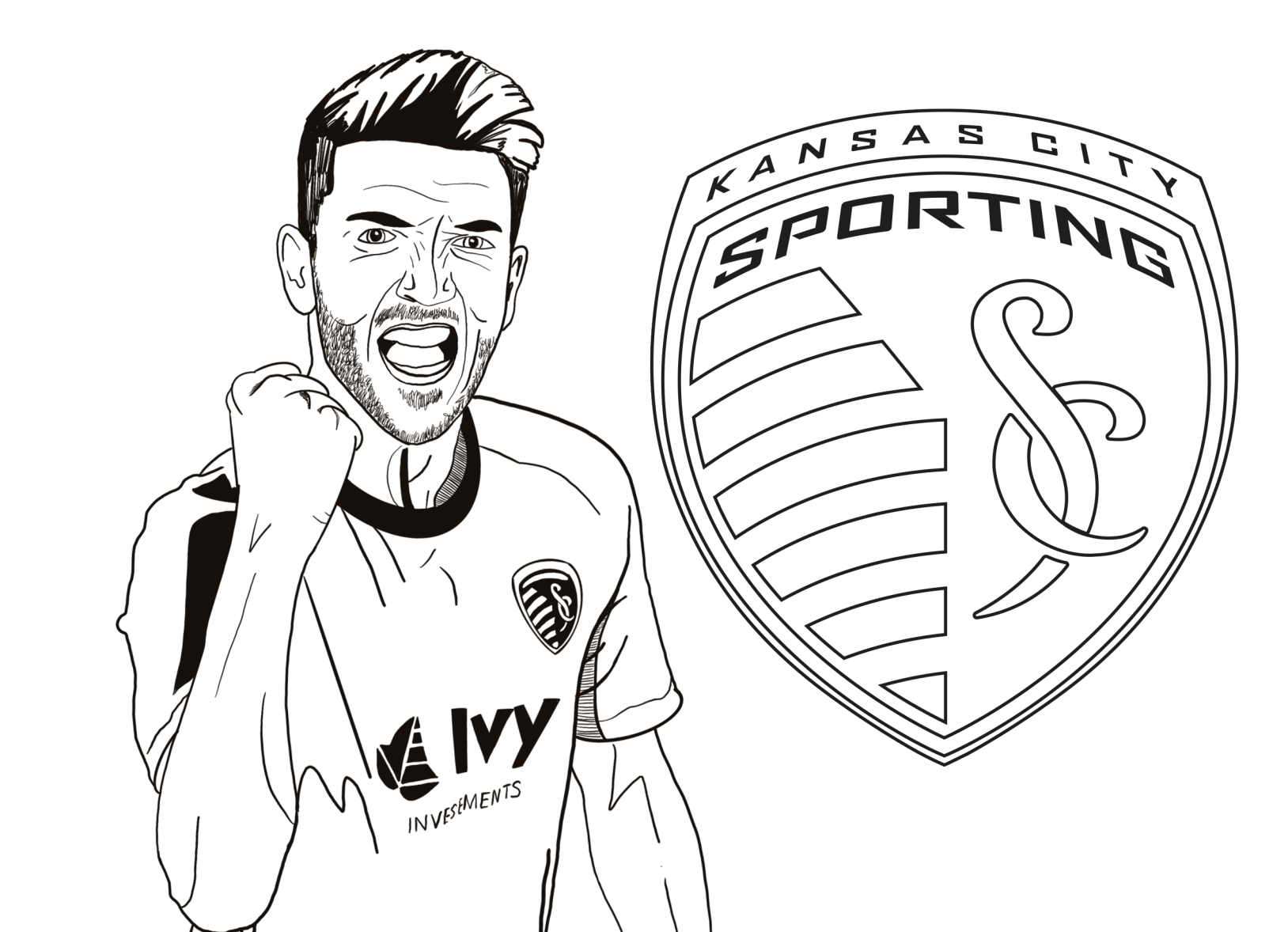 Download and Print: Sporting KC Coloring Pages | Sporting Kansas City