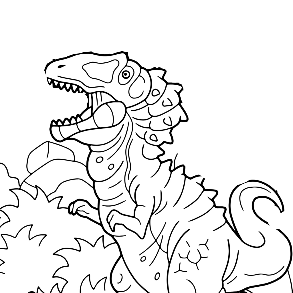 Dinosaur Coloring Pages - Free to download. Easy to print