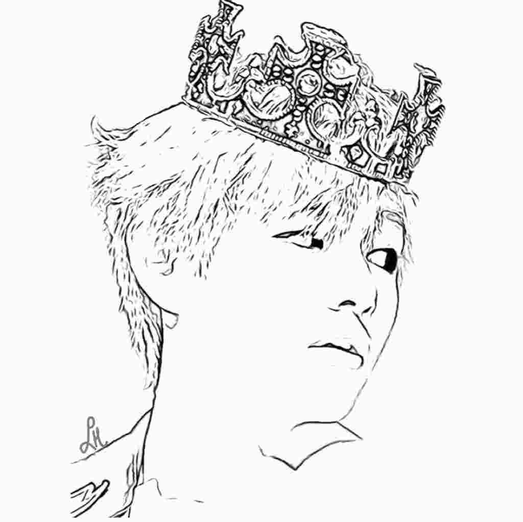 Bts V Coloring Pages (With Images) | Coloring Pages, Bts Drawings ... -  Coloring Home Pages | Coloriage, Licorne à colorier, Coloriage automne