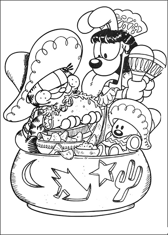 Mexican Food Coloring Pages - Best Coloring Pages For Kids