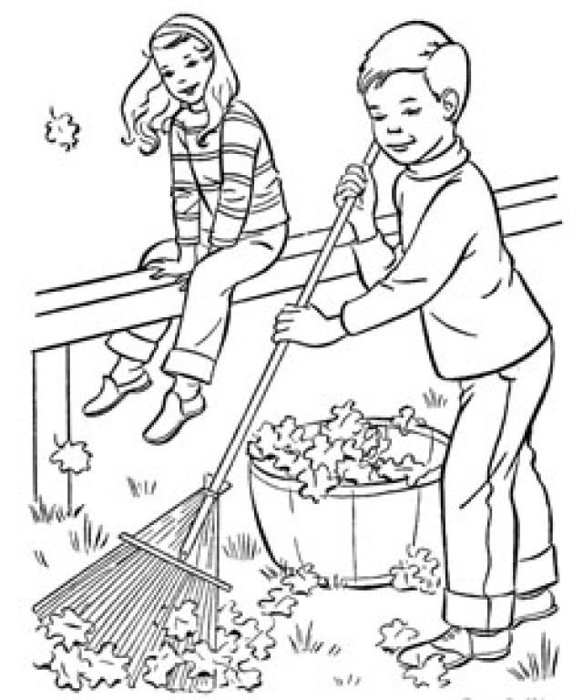 Helping - Coloring Pages for Kids and for Adults