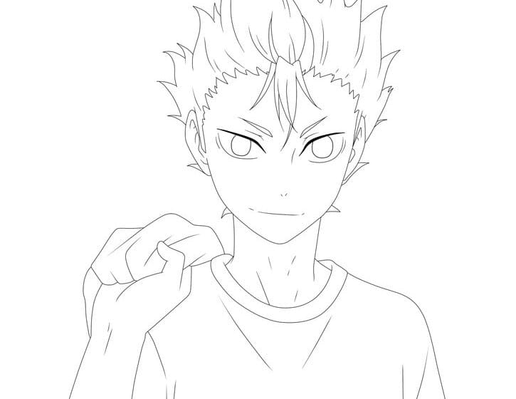 Coloring pages Haikyuu!! Print for free | WONDER DAY
